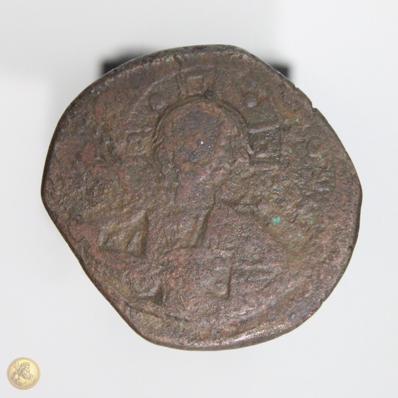Byzantine Romanus III. 1028-1034 Æ Follis Bronze -E501