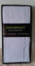 John Bartlett Statements Men's 6-Pack Handkerchiefs White