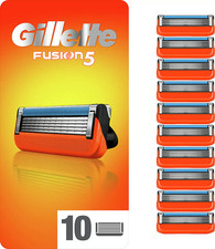 Gillette Fusion5 Razor Blades x 10 New Sealed Replacement Cartridges Genuine 2.00 per razor