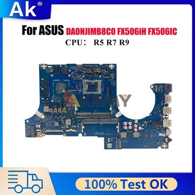 DA0NJIMB8C0 Motherboard For ASUS FX506IC FX506II FX506iH Mainboard W/CPU