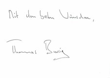 Autogramm Thomas Brussig - Schriftsteller Lit...