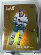 MICHAEL MISA 2025-26 UD Allure Hockey Orange-Yellow RC ROOKIE