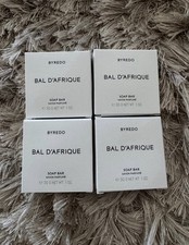 4 x BYREDO Bal D  Afrique Soap Bars 1oz 30g Travel Size   New Fresh In Box.