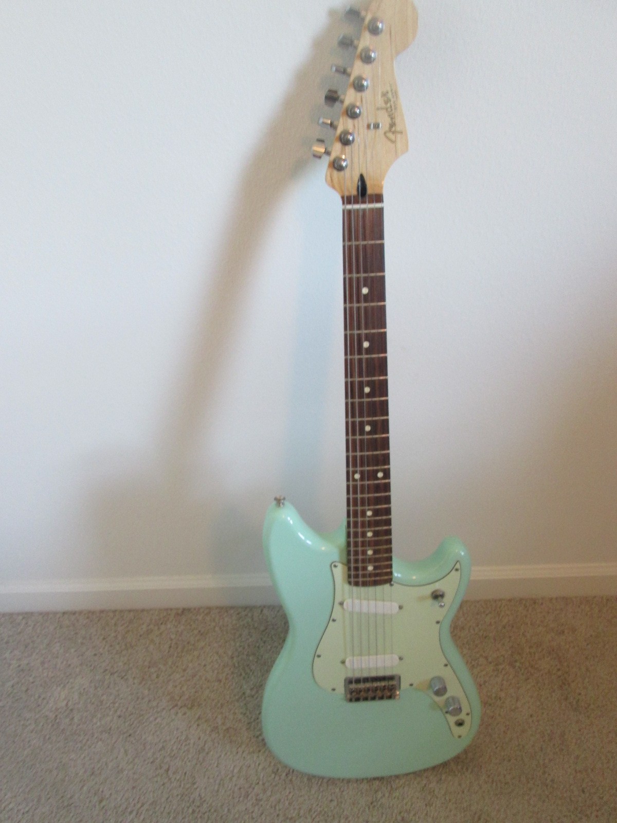 Fender Player Duo-Sonic Right-Handed Electric Guitar - Seafoam Green MIM 2017