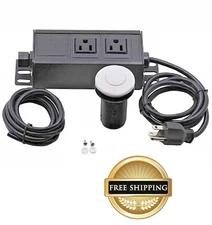 CLEESINK Garbage Disposal Air On/OFF Switch Kit WHITE BUTTON, NEW Ships FREE