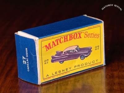 Rare Green Lesney Matchbox No.27c Cadillac Sixty Special & Box | eBay