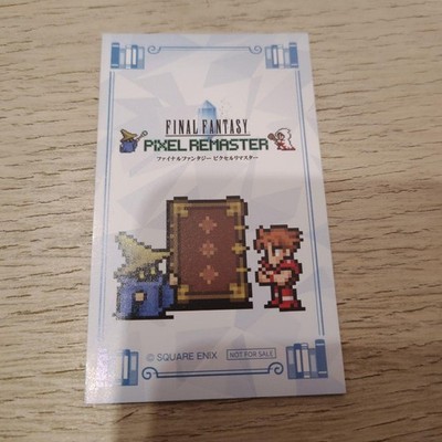 Final Fantasy Warrior Fantasy Pixel Remaster Original Art Card 1 Stück