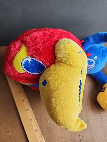 Kansas University Jayhawks Plush Mascot Back to School Pencil in Ear MISSING - Picture 8 of 13