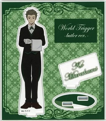 World Trigger Acrylic Stand Murakami Kou Butler Uniform Collectible Merchandise