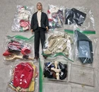 1961 Brown Painted Hair Ken Trademark With Many Clothing Accessories And Shoes.