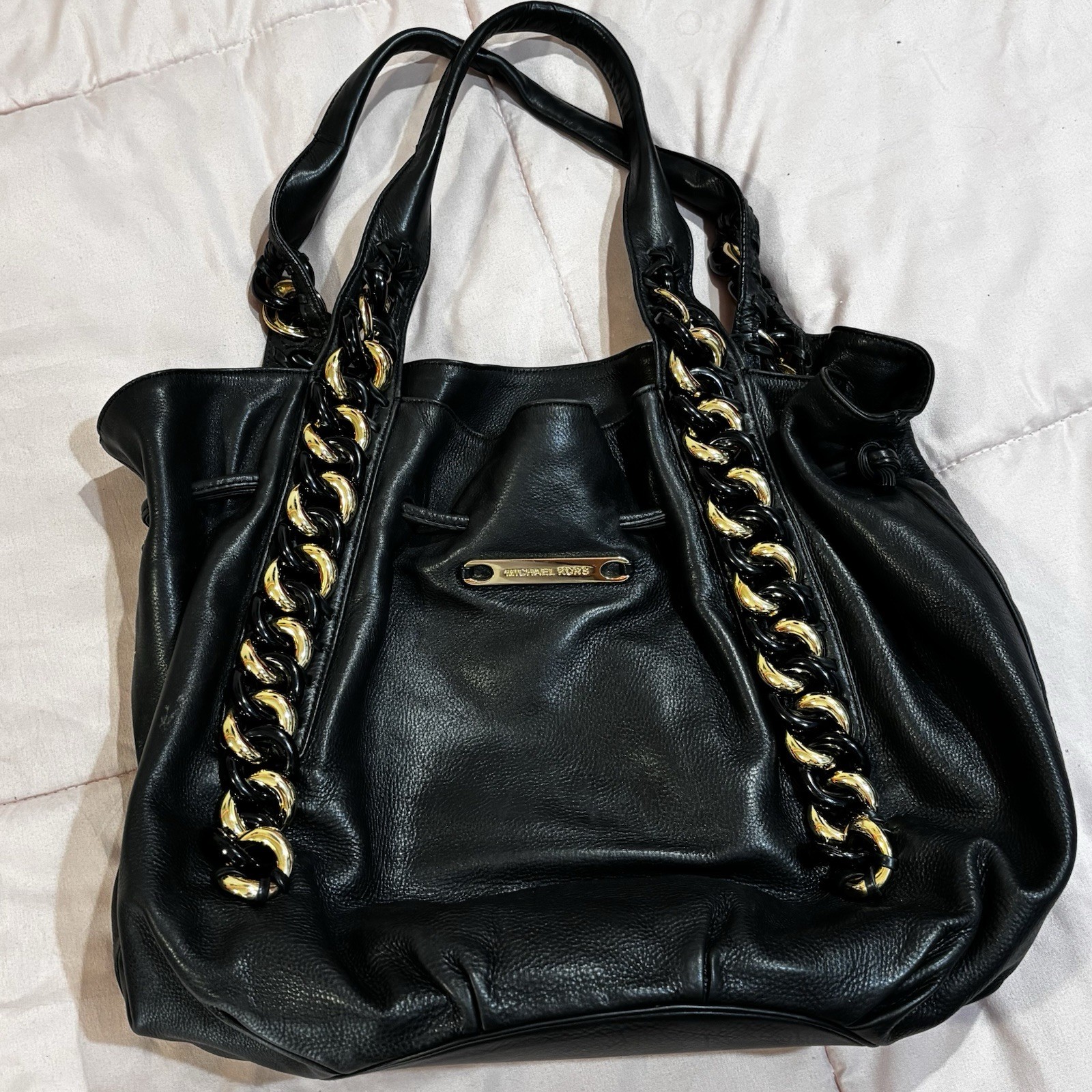 Authentic Michael Kors Collection Leather Runway Purse Limited edition Rare Lrg