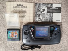 Sega Game Gear Console Fully Working with Donald Duck and Mickey Mouse Games