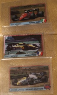 FORMULA 1 ACETATE BIG COLLECTION RARE 1984 PANINI SCRATCH N PLAY ORIGINALS x20