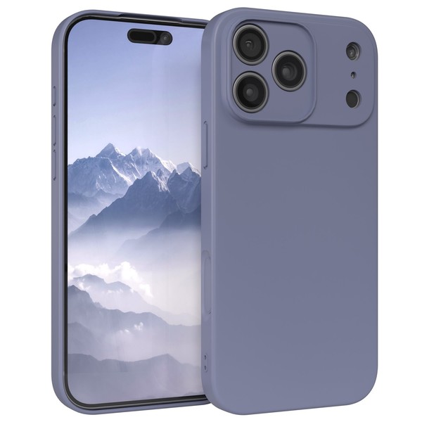 HandyhüLle FüR Apple Iphone 17 Pro Max Silikon Cover Schutz Handy Case Eisblau-image