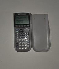 Texas Instruments TI-84 Plus C Silver Edition Graphing Calculator Gray w/Cover