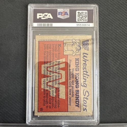 3 Card Lot 1987 Topps WWF Koko B. Ware Rookie King Kong Bundy & Elizabeth PSA 7 - Picture 8 of 8
