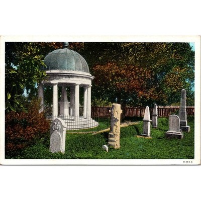 The Burying Ground At The Hermitage Nashville TN Vintage Postcard SPR21
