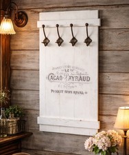 GARDEROBE WANDGARDEROBE CACAO PAYRAUD LANDHAUSSTIL HOLZ FRACHTKISTE SHABBY CHIC