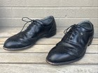 FootJoy Classis Men's Size 10 E Black Leather Wingtip Spiked Lace-Up Golf Shoes — photo 3