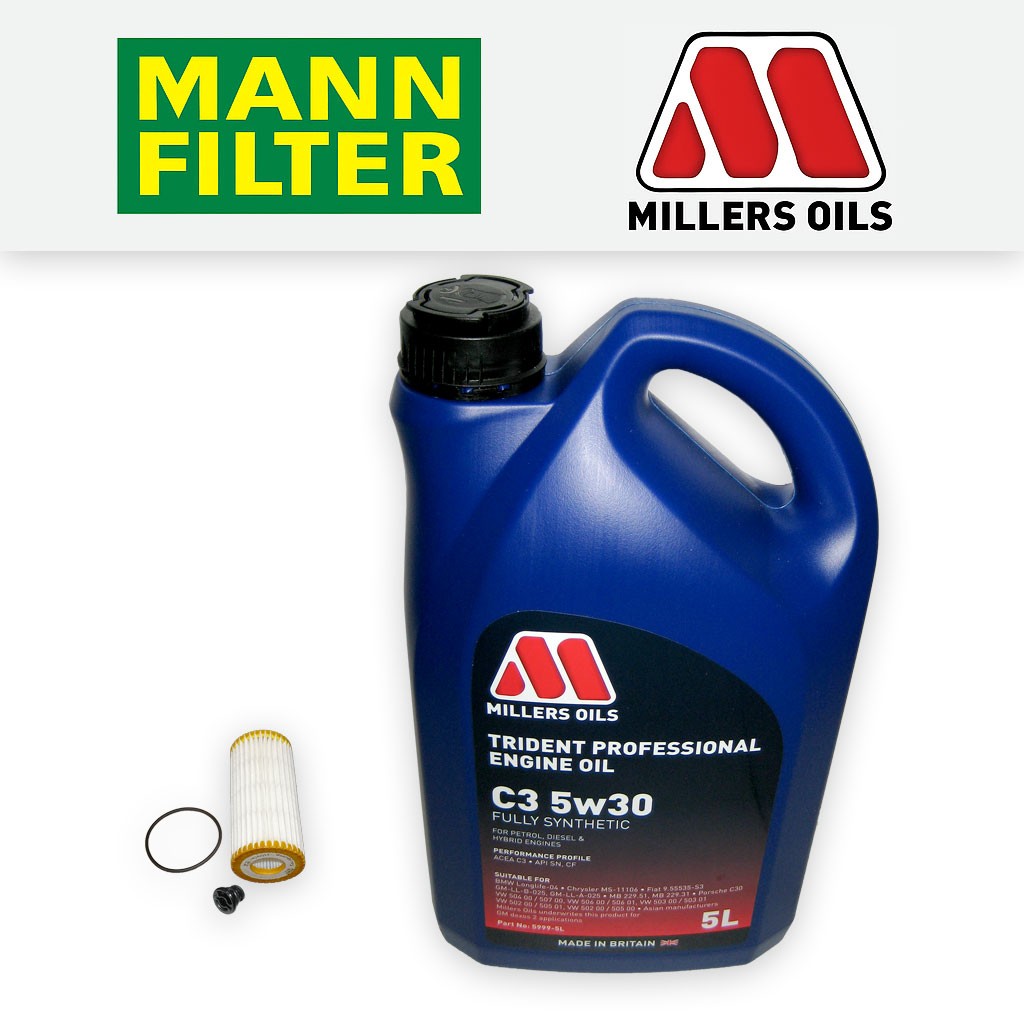 SERVICE KIT AUDI A4 (8K/B8) 2.0 TFSI CNCD OIL FILTER SUMP PLUG +OIL (2013-2015)