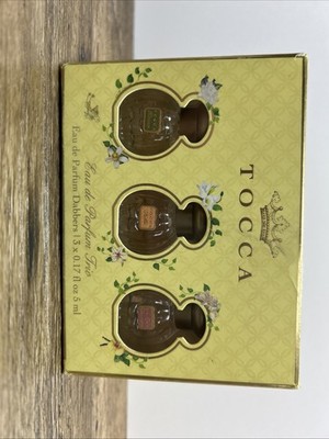TOCCA Eau de Parfum Trio Dabbers - 3 x 0.17 fl oz Florence Stella Cleopatra BNIB