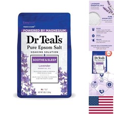 Epsom Salt with Lavender for Soothing Baths, 3lb - Enhance Your Self-Care Ritual