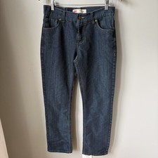 Levi  s 511 Slim Dark Wash Blue Denim Jeans Boys Size 18 Reg 29x29
