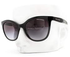 Armani Exchange Sunglasses Shiny Black Gray Gradient AX 4094S 81588G with Pouch