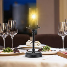 Retro Cordless Touch Dimmable Table Lamp, 2-Pack 5200Mah Features 3 Color Temper