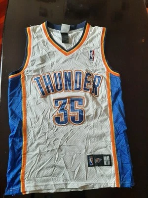 Oaklahoma City Thunder Jersey Trikot Weiß Durant 35 NBA Authentics - Bild 1 von 4