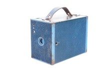 Appareil photo Box Kodak N° 2 Brownie model F, Bleu. Film 120.