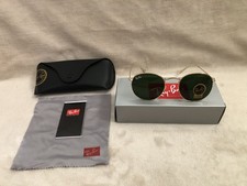 Ray-Ban Sunglasses RB3447 Round Metal Gold Frame Green Classic Lens 51mm Unisex