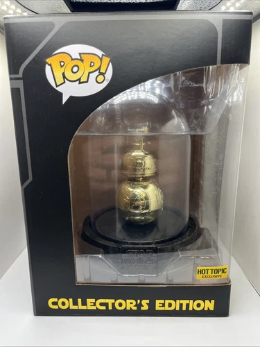 Funko POP! Star Wars BB-8 [ Collectors Edition ] Gold Chrome Hot Topic Exclusive