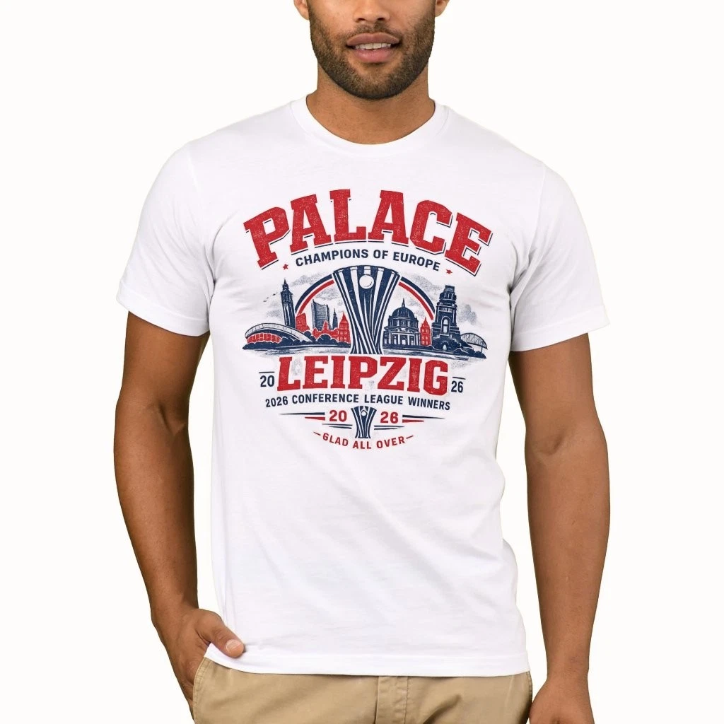 Crystal Palace Champions Shirt Top | League 2026 Conference Leipzig Tee T-Shirt
Opens in a new windo