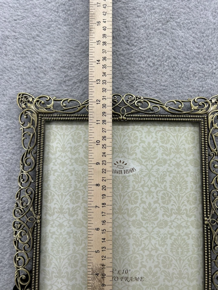 Sunflower Designs Picture Photo Frame Filigree Fits 8 X 10” Photo - Image 4 of 4