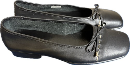 Aerosoles Black Flat Soft Shoes Size 7 - Picture 2 of 6