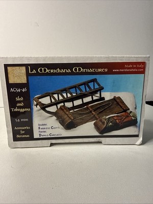 La Meridiana Miniatures 54MM SLED AND TOBOGGANS AC54-46