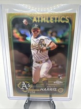 2024 Topps Chrome Brett Harris #USC183 Gold Refractor /50 RC