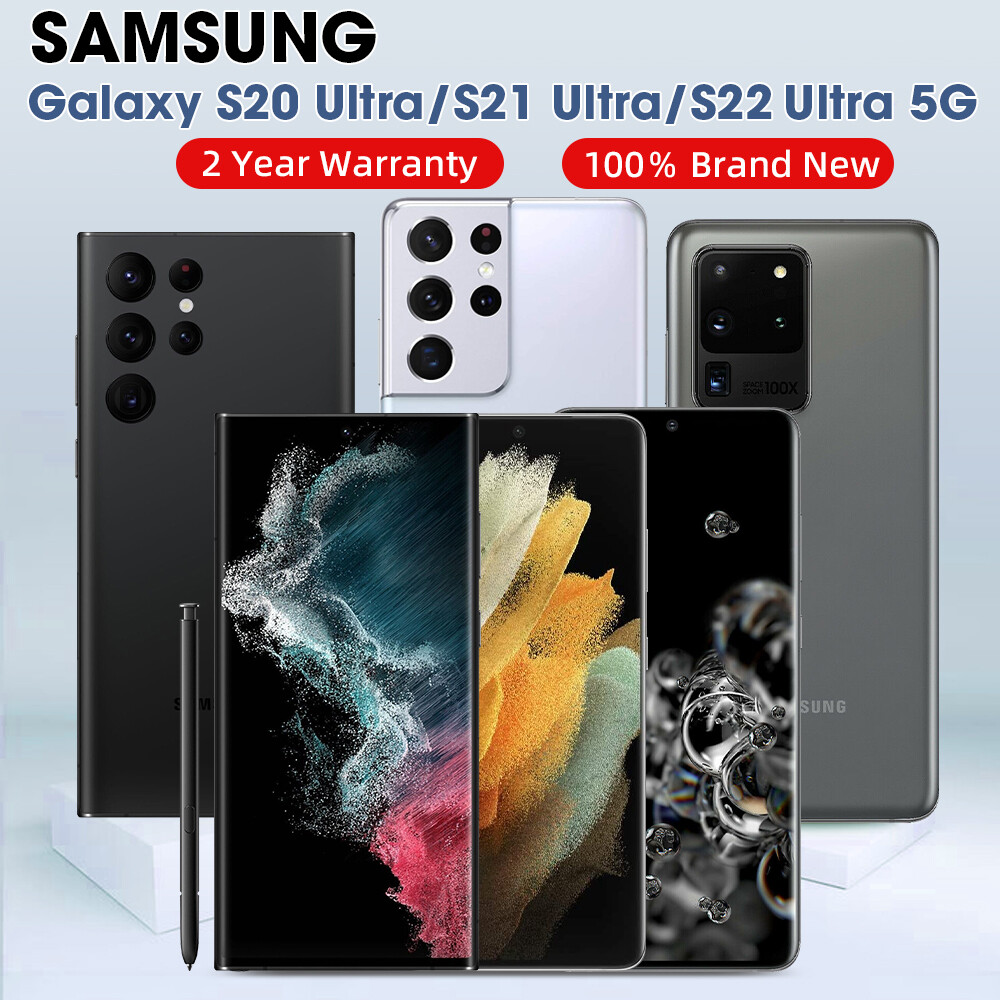 🔥NEW Samsung Galaxy S20 Ultra 5G🆚 S21 Ultra 5G 🆚S22 Ultra Unlocked 128GB-512G