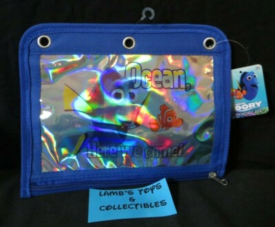 Disney Pixar Finding Dory 10.5'' Pencil case Innovative Designs zippered binder 