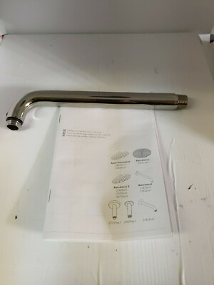 Hansgrohe 27422831 Raindance 9''  Shower Arm in Polished Nickel No wall Plate #D3