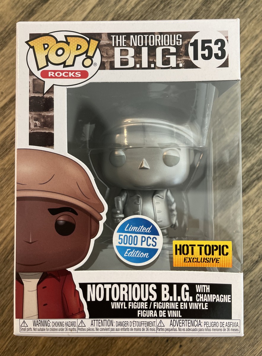 Funko Pop! The Notorious B.I.G. #153 (SILVER) Hot Topic