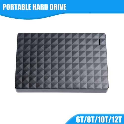 Portable 1/2/4/6/8/10/12TB External Hard Drive Good Compatibility Compact Design