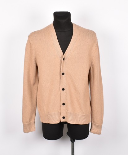 ARKET Men Cotton Cardigan Sweater Size 