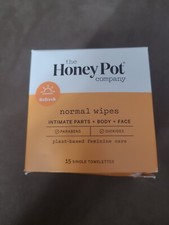 The Honey Pot  Normal Wipes Intimate Parts +  Body + Face. 15 C- New!