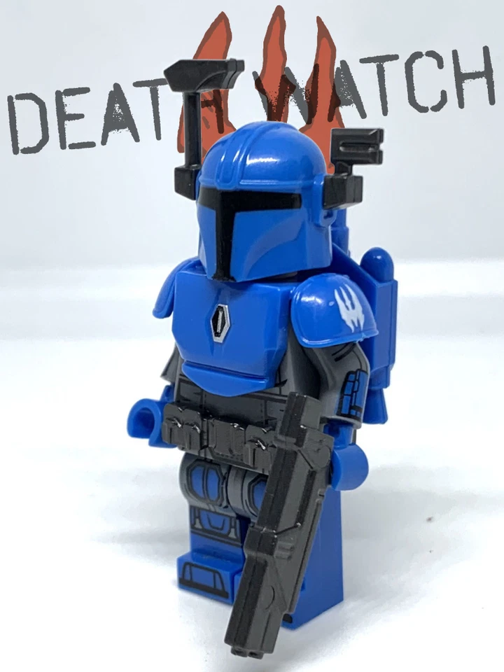 Custom Pre Vizsla and Death Watch Mandalorian 4 Minifigures Star Wars lego - Image 4 of 4