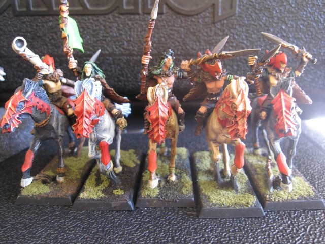 Warhammer Age Of Sigmar Wanderers Wood Elves Aelves Wild Riders Spear Heads X5