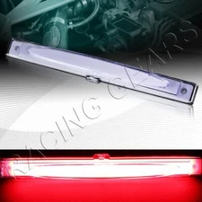 CLEAR LENS 3RD THIRD DRL LED BAR REAR BRAKE TAIL LIGHT FIT 05-13 CHEVY CORVETTE