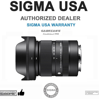 Sigma 18-50mm f/2.8 DC DN Contemporary Lens for Leica L. U.S. Authorized Dealer