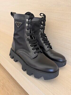 Men's Prada Authentic combat boots US size 11 US (44 Eur Men's Prada Authentic combat boots US size 11 US (44 Eur